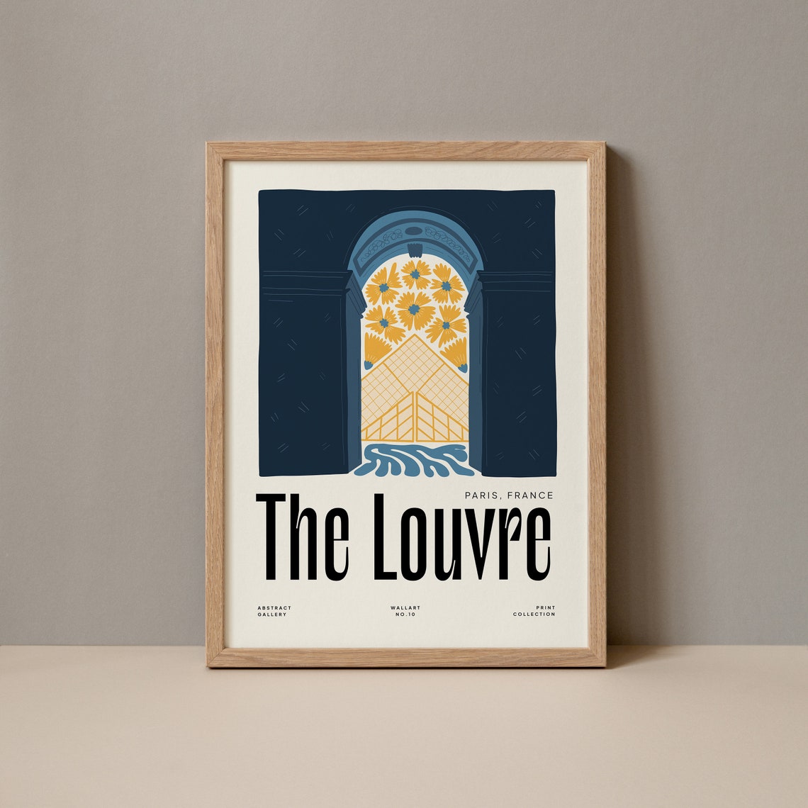 The Louvre Paris Poster The Louvre Paris France Print The Louvre Travel Paris Poster The Louvre Exhibition The Louvre Paris Trendy Art