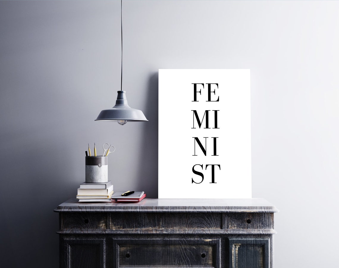 Dorm Room Decor Feminist Art Feminist Gift Feminist Poster Black Women Art Empowered Women Dorm Poster Mothers Day Strong Women Gift - Image 2