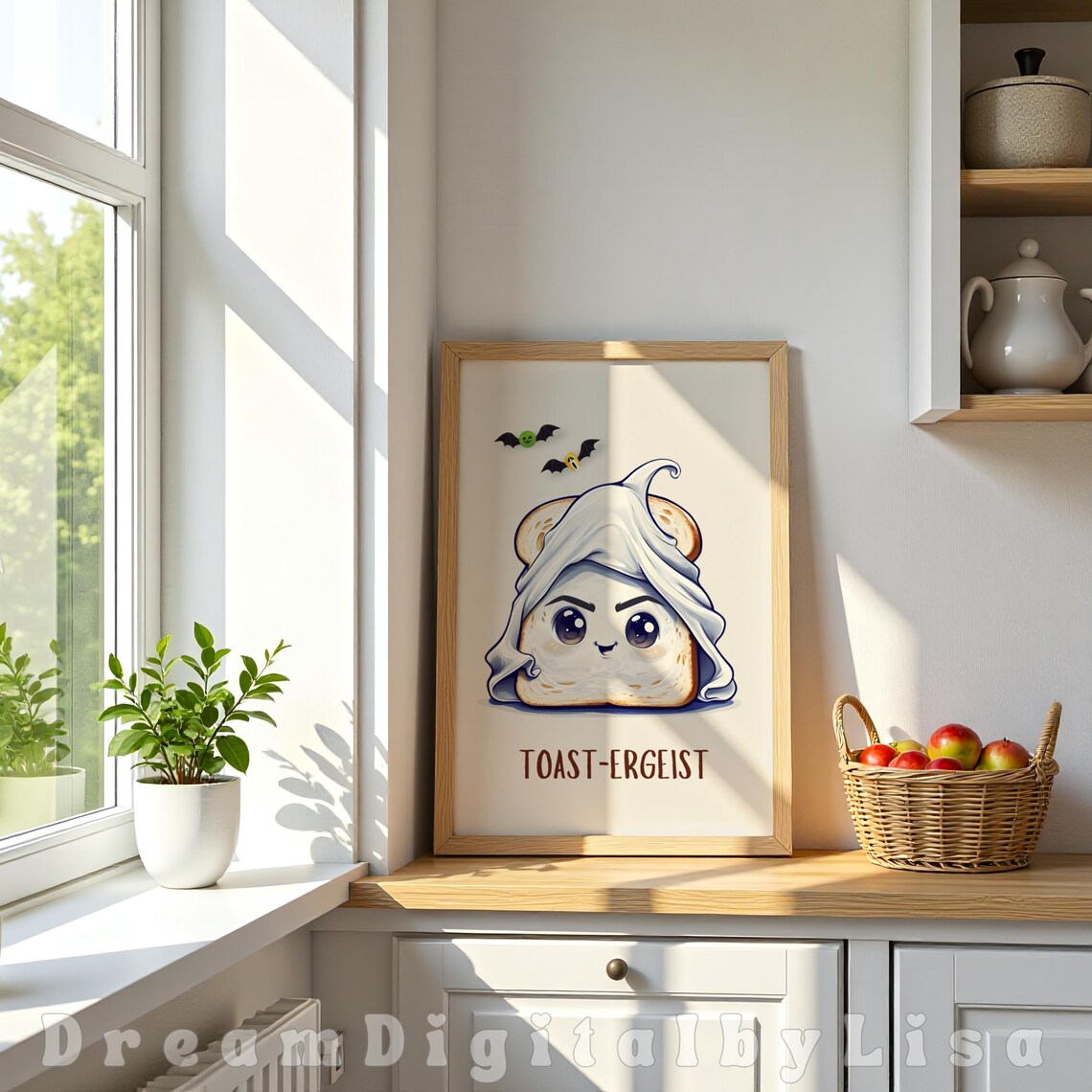 Breakfast Nook Toast Ergeist, Funny Kitchen Decor - Image 2