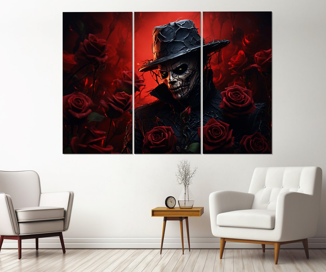 Horror Wall Art Dark Academia Print Gothic Wall Art Framed And Ready To Hang - Image 4