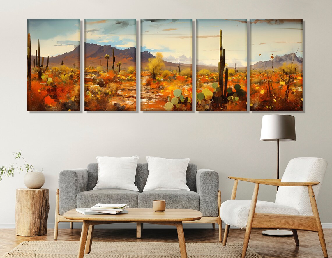 Arizona Desert Print, Sonoran Desert Landscape Art - Image 2