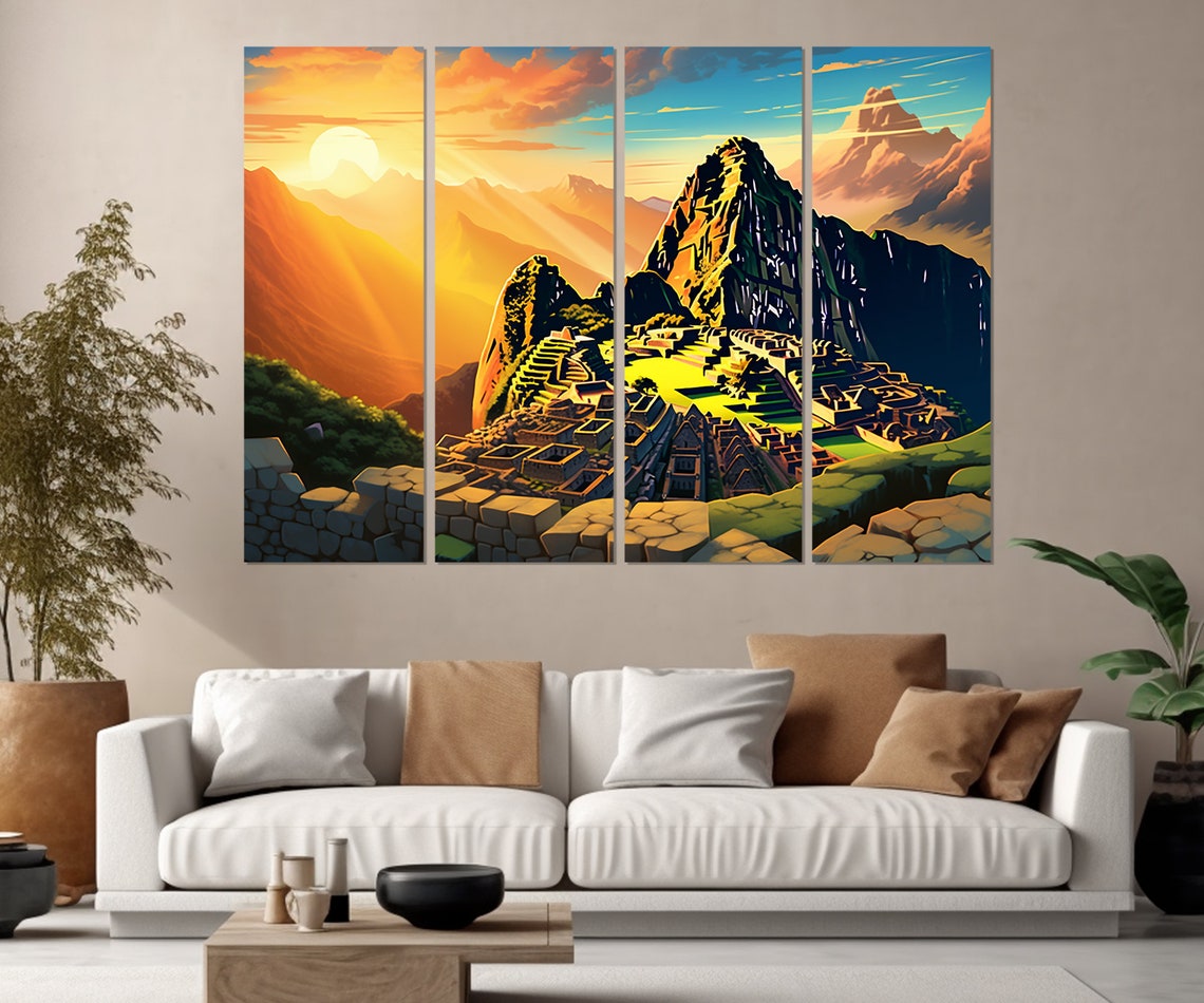 Machu Picchu Ancient Inca Ruins At Sunrise In The Andes Poster - Image 2