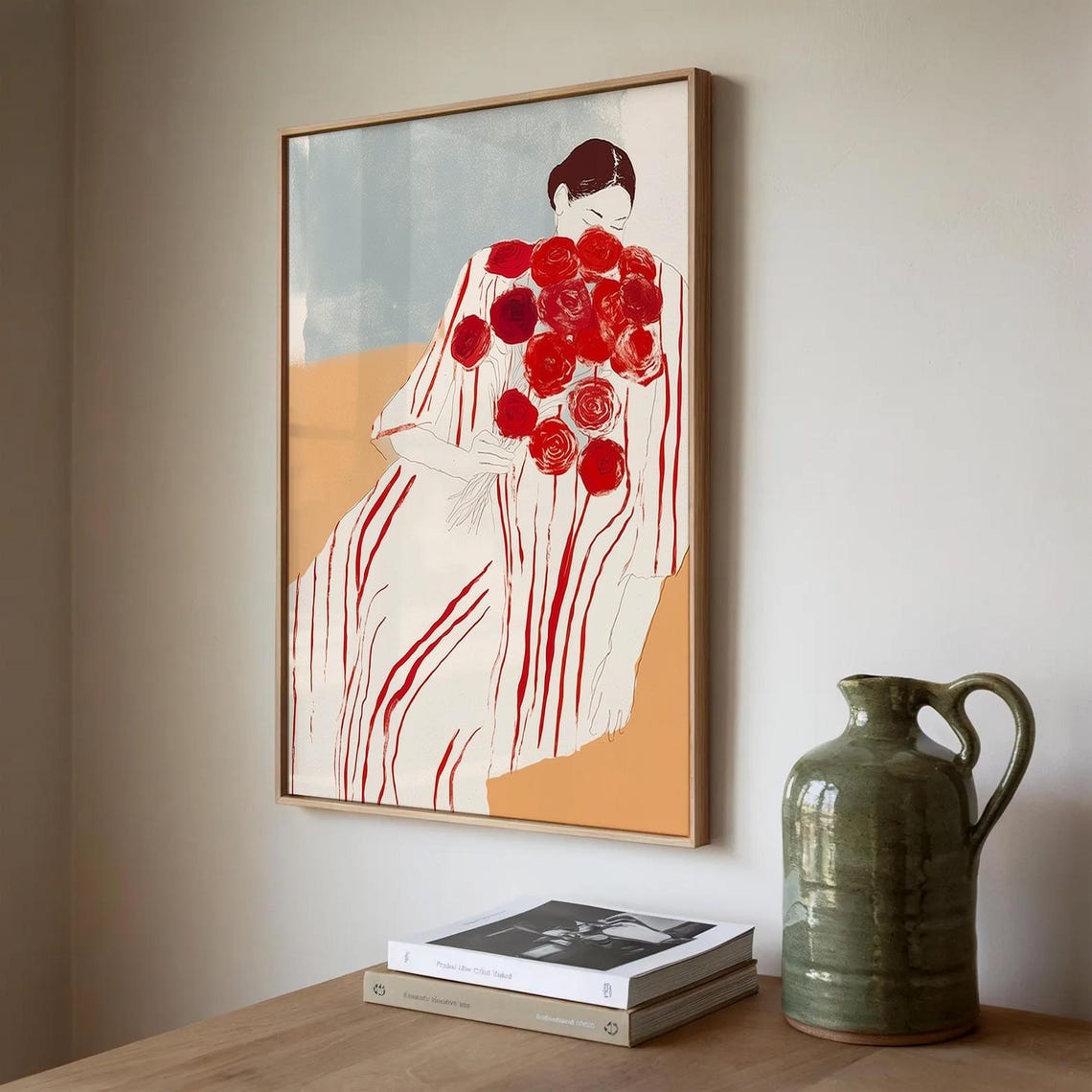 Abstract People Print, Modern Kitchen Art - Image 4