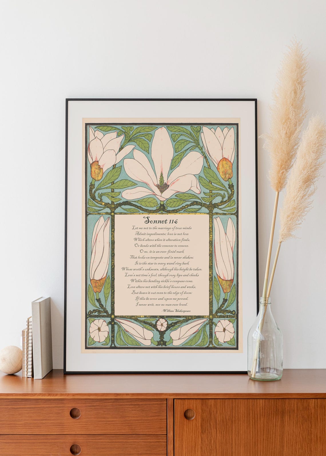 Shakespeare Sonnet 116 Poetry Gift, Art Print - Image 2