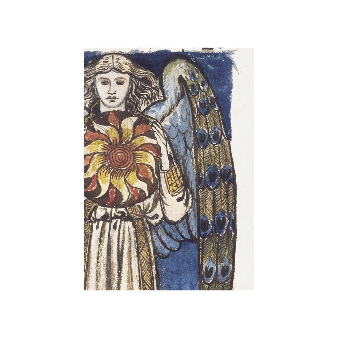 William Morris Angel Art Nouveau Poster, Vintage - Image 2