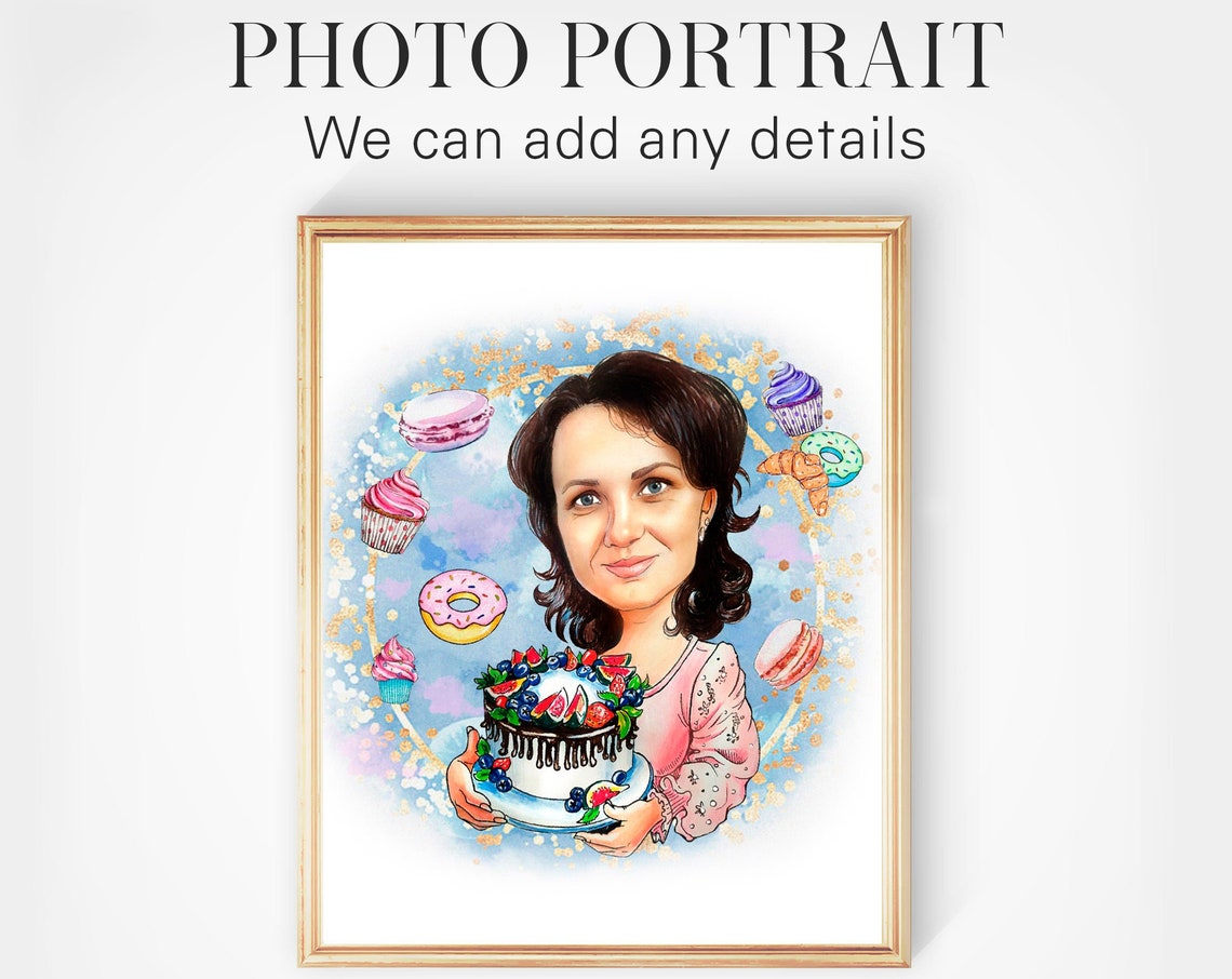 Custom Mechanic Pencil Caricature Portrait From Photo Gift Poster - Image 3