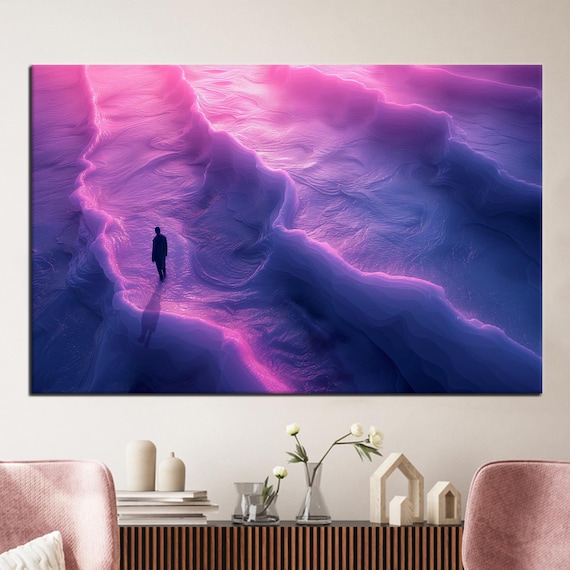 Halloween Wave Artwork, Housewarming Art Print