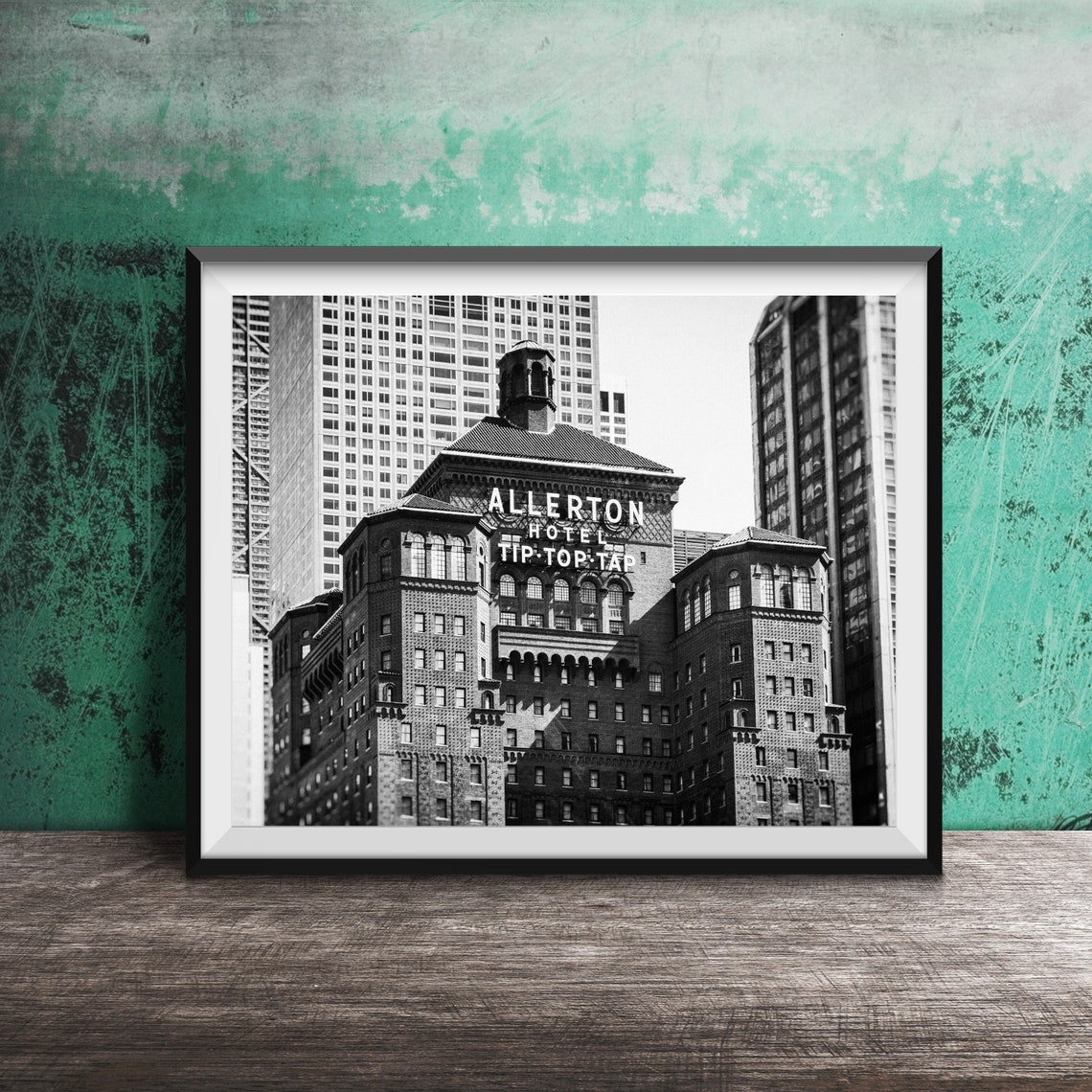 Allerton Hotel Tip Top Tap Chicago Historic Brick Tower Poster - Image 2