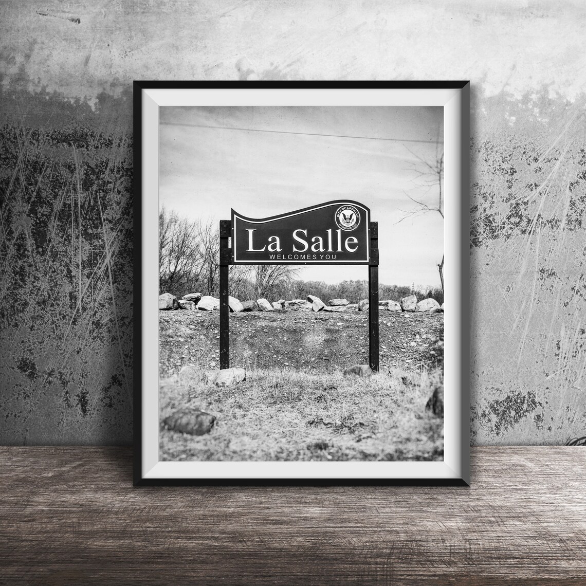 La Salle Welcomes You Illinois Town Sign Roadside Photo Poster - Image 2