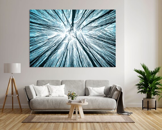 Forest Trees For Wall Trees On Nature Art For Decor Room Snowy Trees Art Wooden Wall Decor Painting Art On With Forest