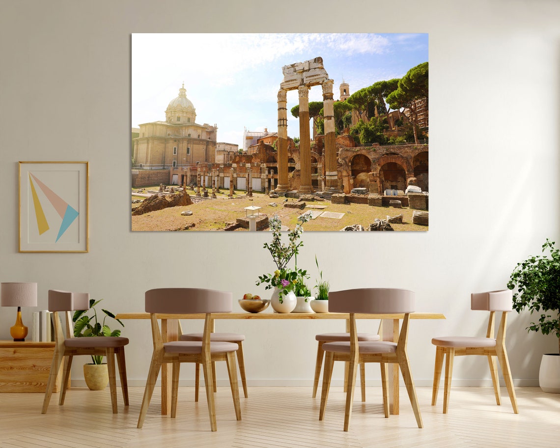 Architecture And Landmark Of Antique Rome Picture Art For Wall Italy Art For Gift Italy Decoration Antique Rome Pictures Print On
