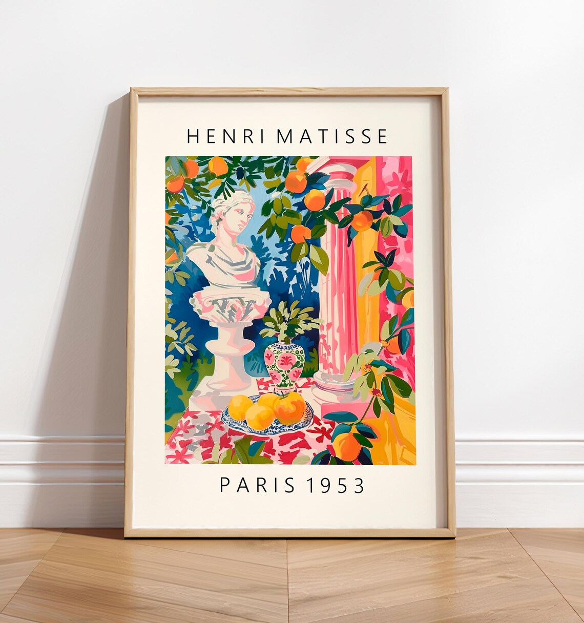 Greek Mythology Decor Matisse-Inspired Art Print