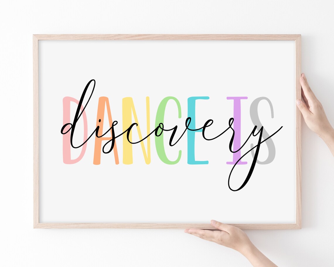 Dance Quotes Motivational Dance Art Print