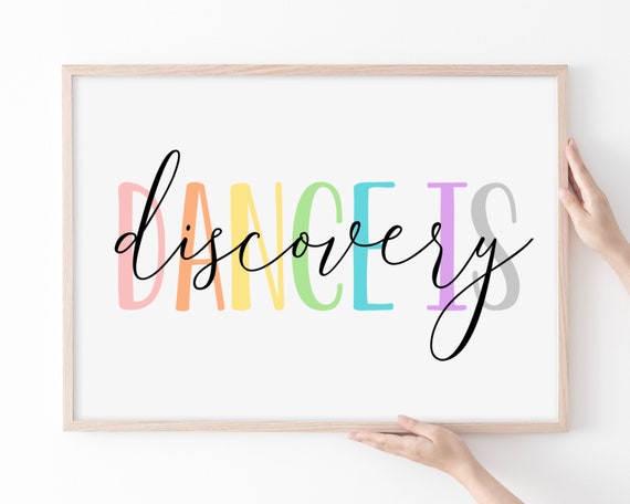Dance Quotes Motivational Dance Art Print