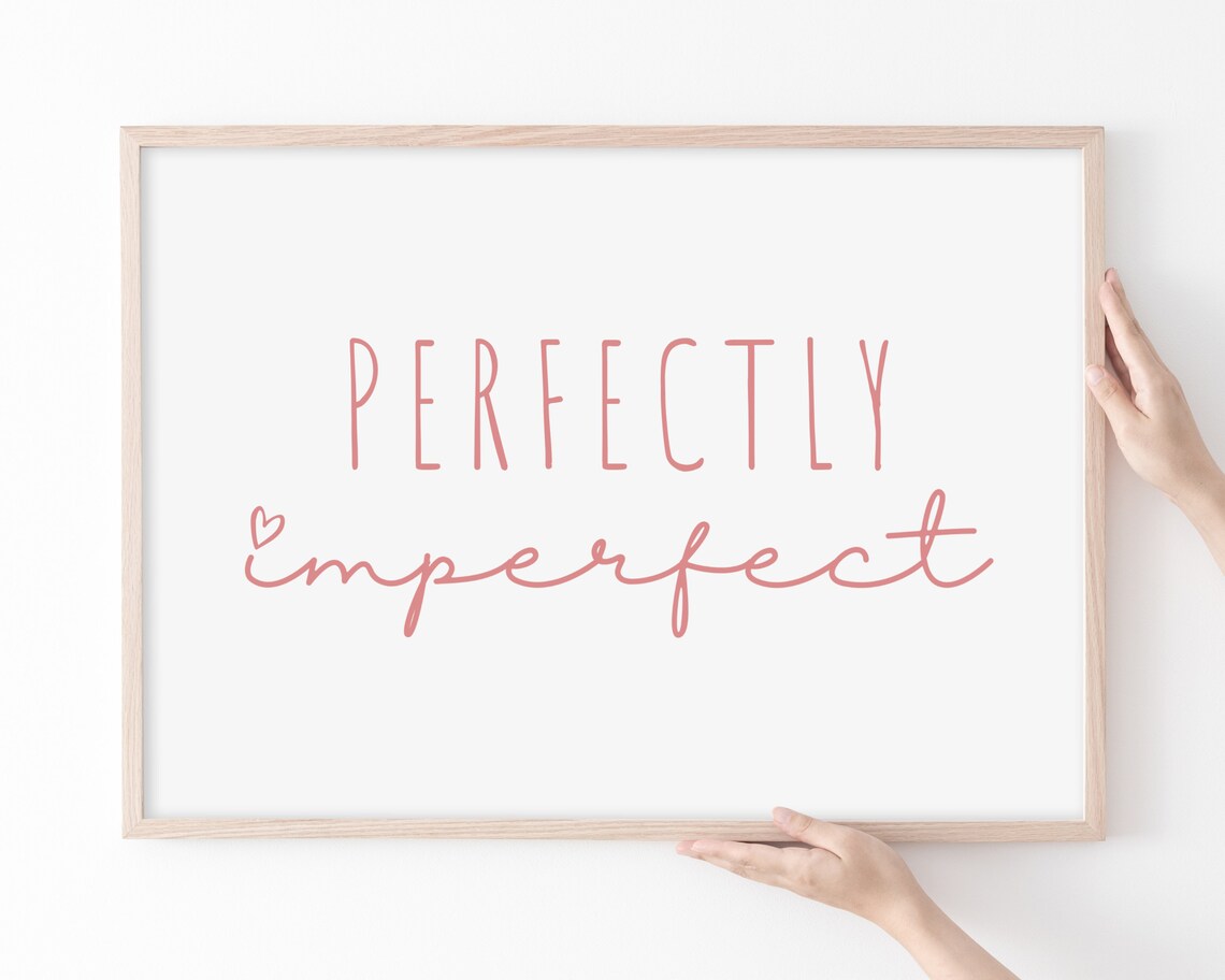 Perfectly Imperfect Boho Bedroom Art Print