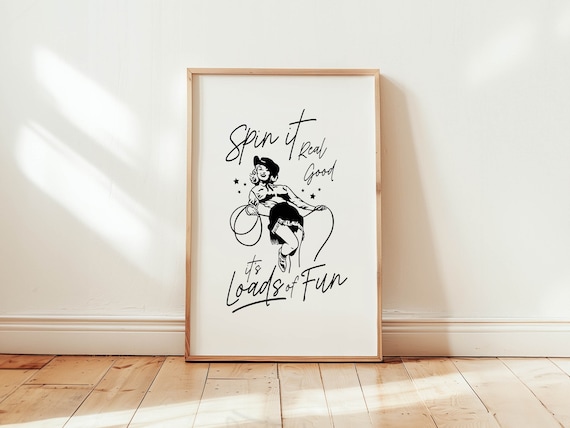 Cowgirl Laundry Funny Western Laundry Room Poster