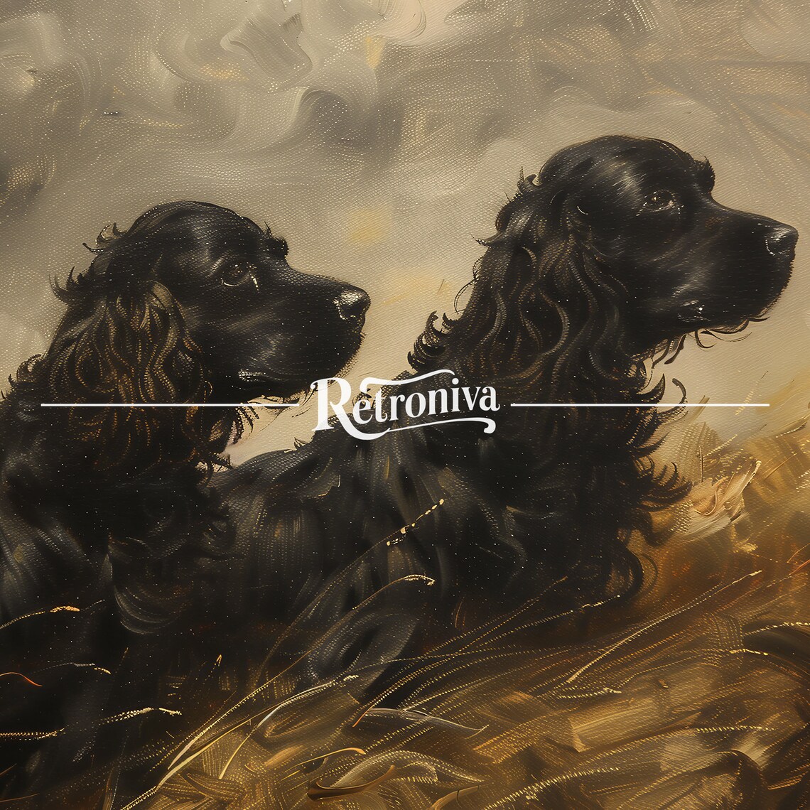 Boykin Spaniels Vintage Portrait, Hunting Dog Art Print - Image 7