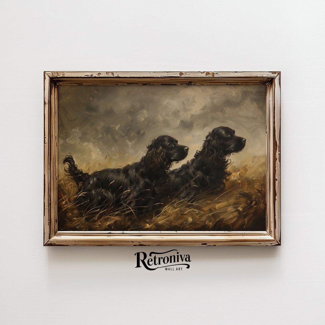 Boykin Spaniels Vintage Portrait, Hunting Dog Art Print - Image 4