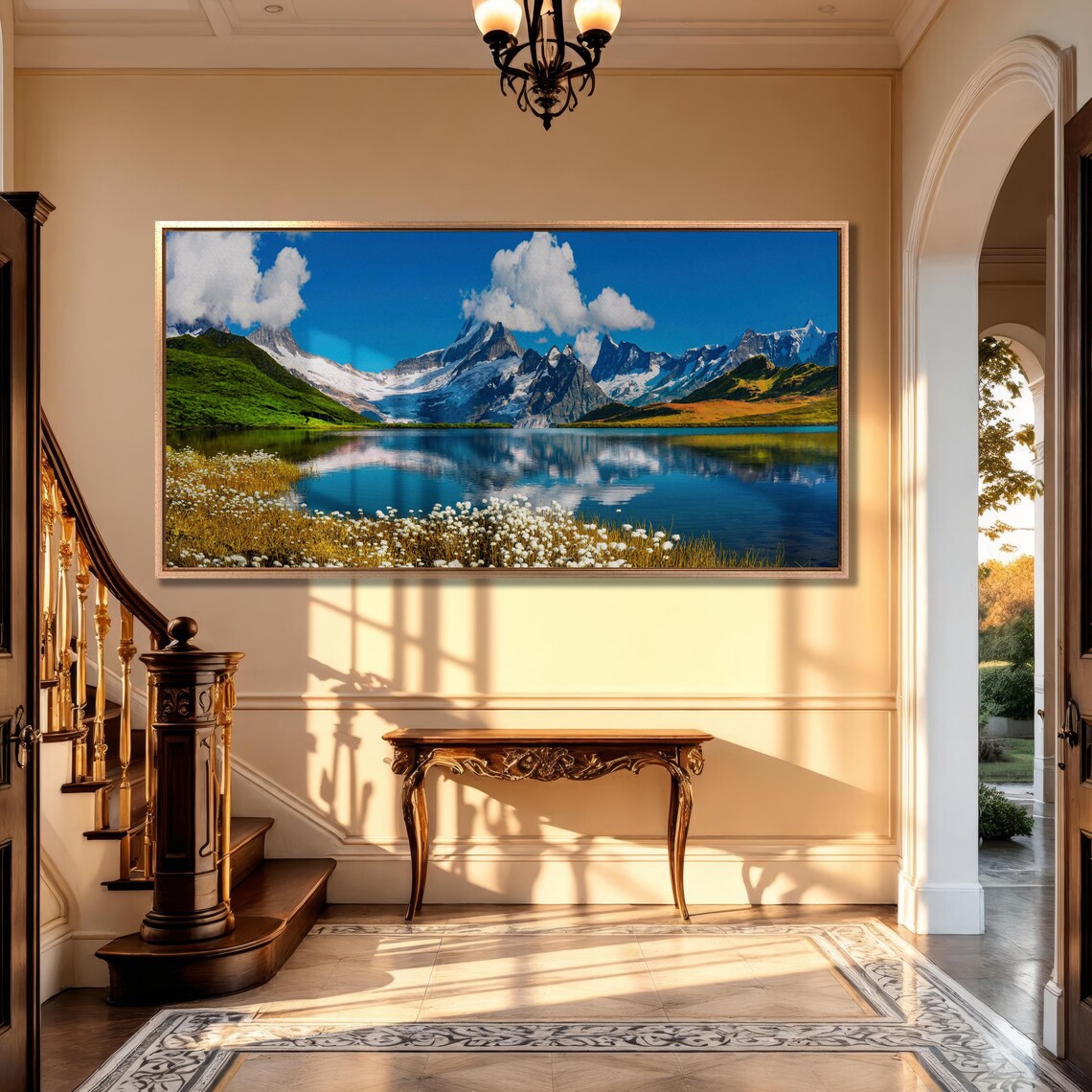 Bachalpsee Lake, Grindelwald Alps Travel Poster - Image 2