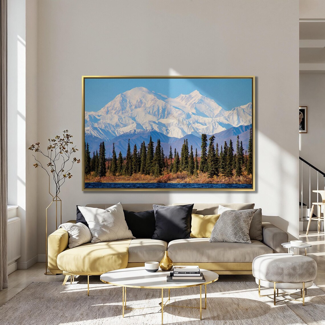 Denali Panoramic Nature Art Print, Alaska Landscape - Image 2
