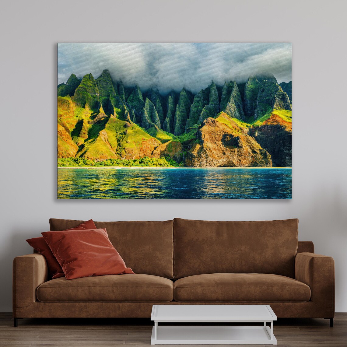 Na Pali Coast Sunset, Kauai Hawaii Travel Poster - Image 4