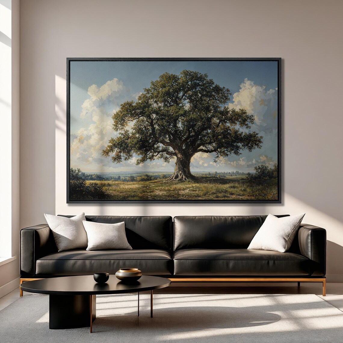 Majestic Oak Tree Art Print, Rustic Nature Decor - Image 3