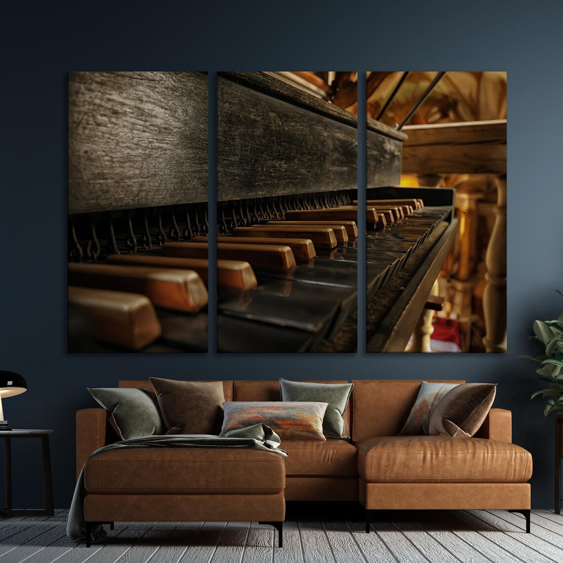 Antique Grand Piano Keys, Vintage Music Art Print - Image 5