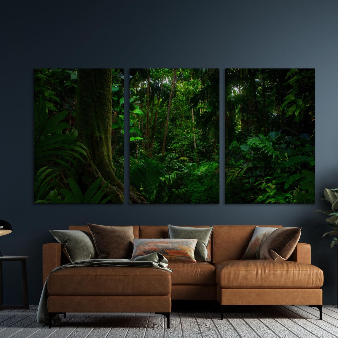 Lush Tropical Rainforest Canopy Wide Panoramic Nature Poster - Image 5