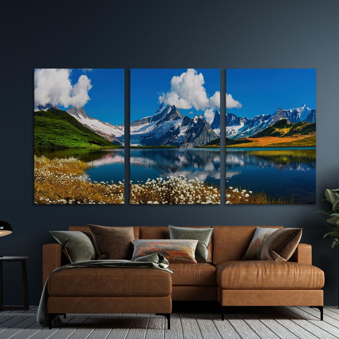 Bachalpsee Lake, Grindelwald Alps Travel Poster - Image 5
