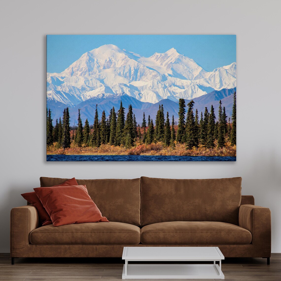Denali Panoramic Nature Art Print, Alaska Landscape - Image 3