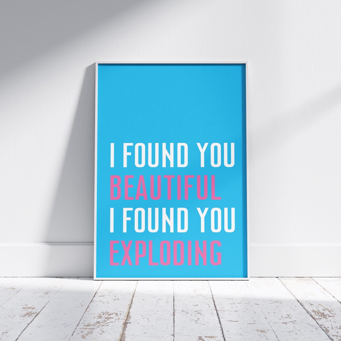 Fred Again Song Lyric House Music Art Print