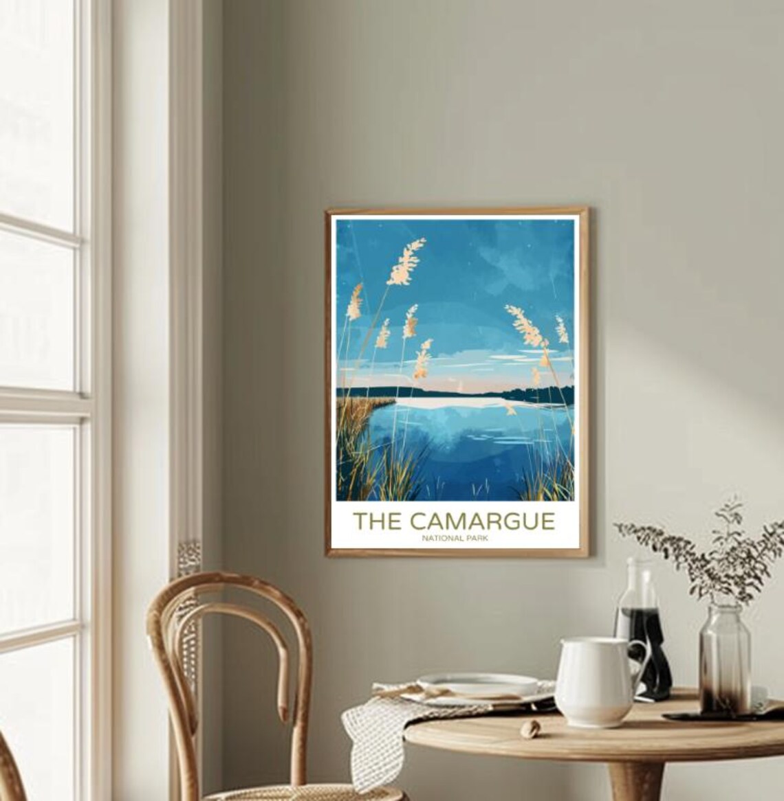 The Camargue National Park Wetland Sunset France Nature Poster - Image 2