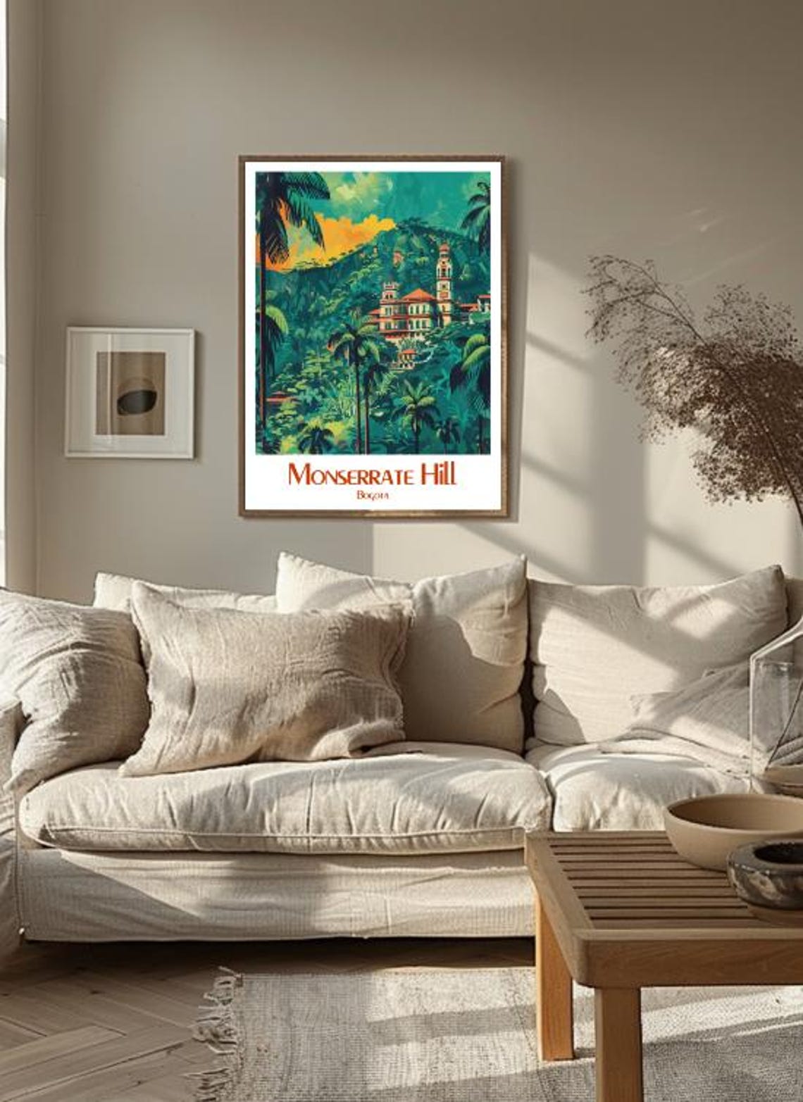 Monserrate Hill Bogota Colombia Forested Mountain Sanctuary Poster - Image 3