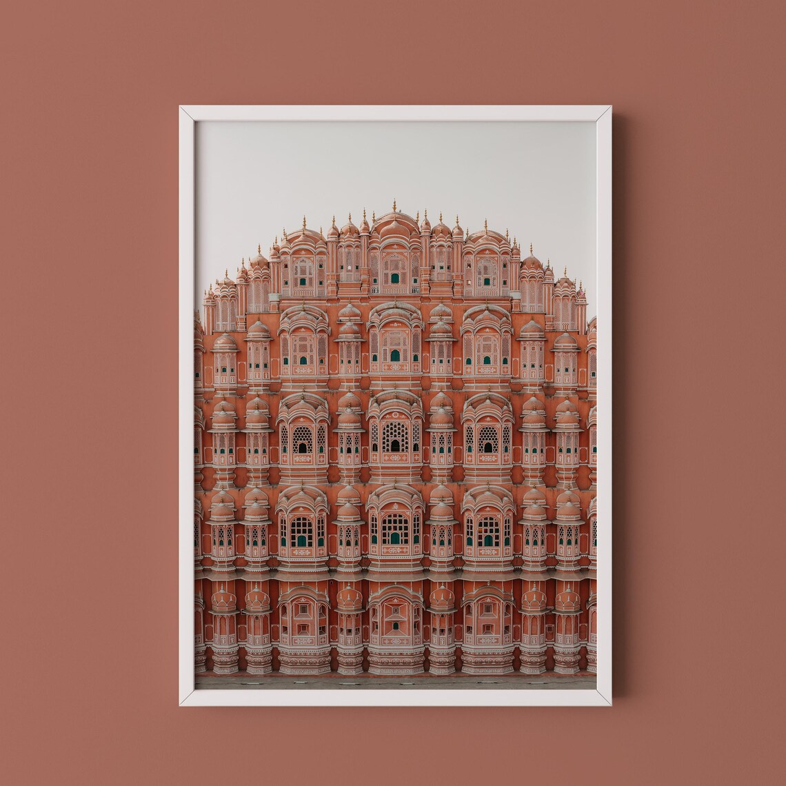 Hawa Mahal Jaipur Pink Palace Facade India Photography Poster