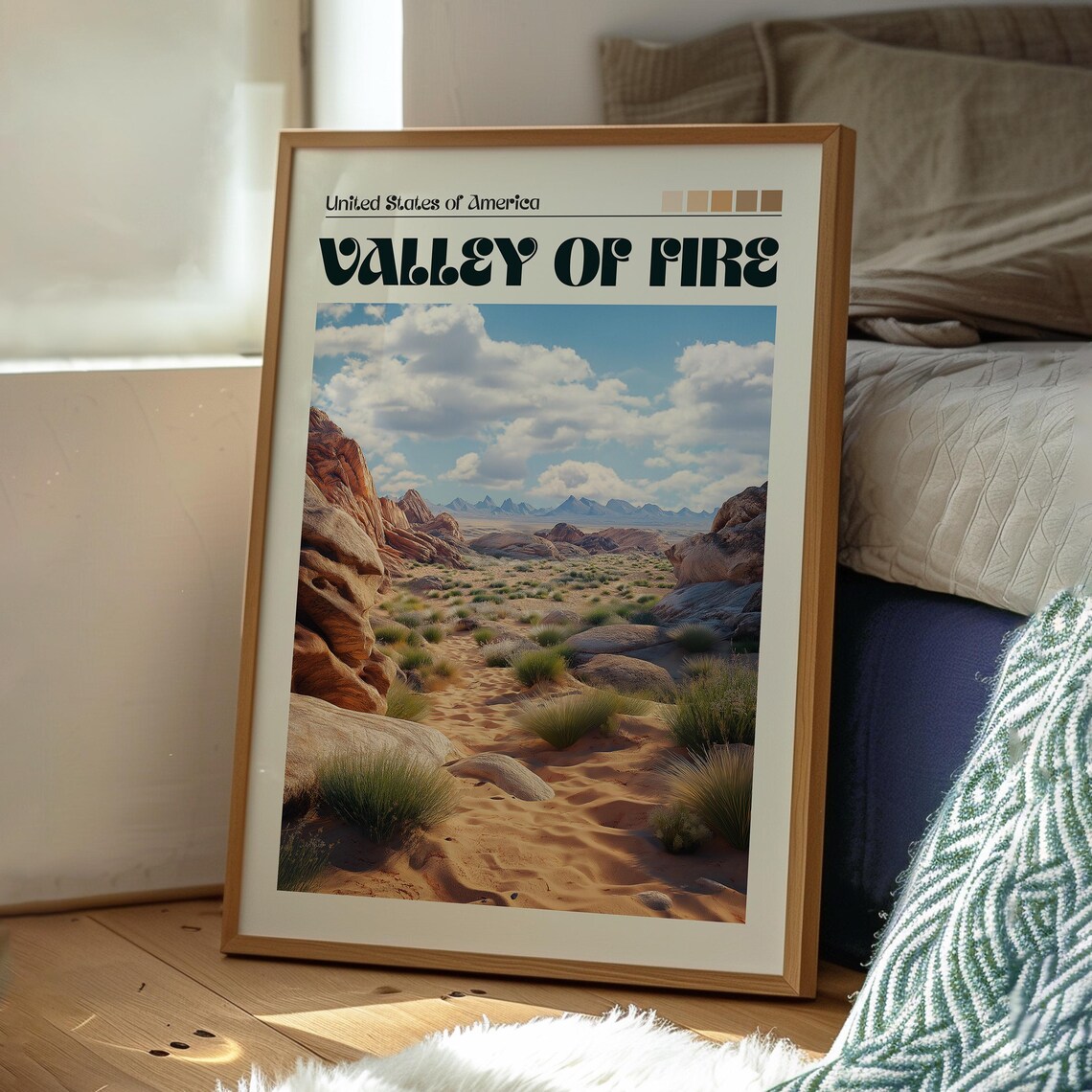 Valley Of Fire State Park, Moapa Nevada Art Print - Image 3