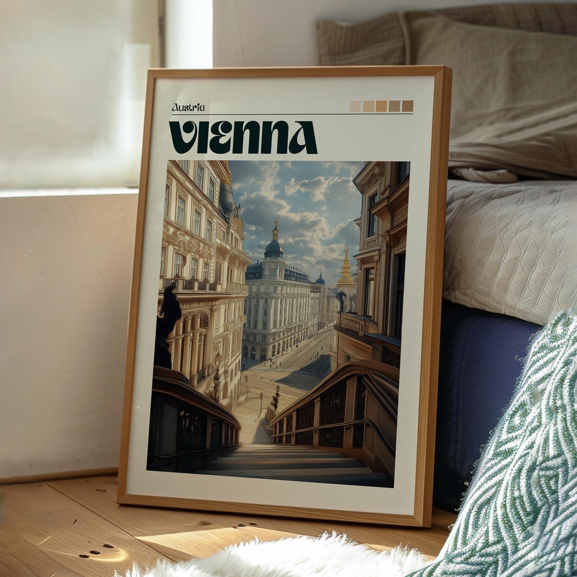Vienna, Austria Travel Poster Art Print - Image 3