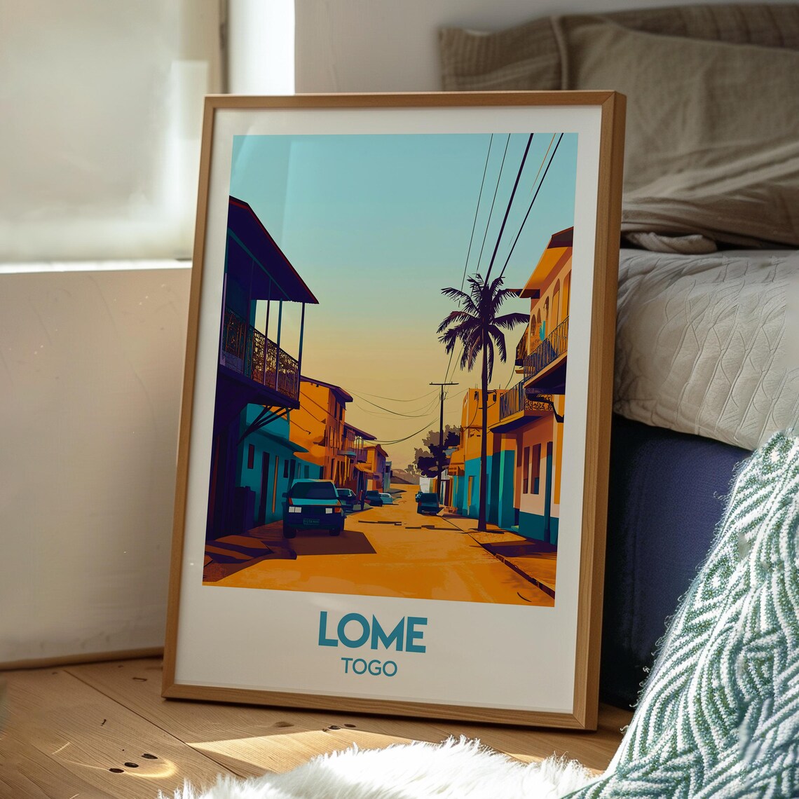 Lome Travel Poster, Togo African Wall Art - Image 3