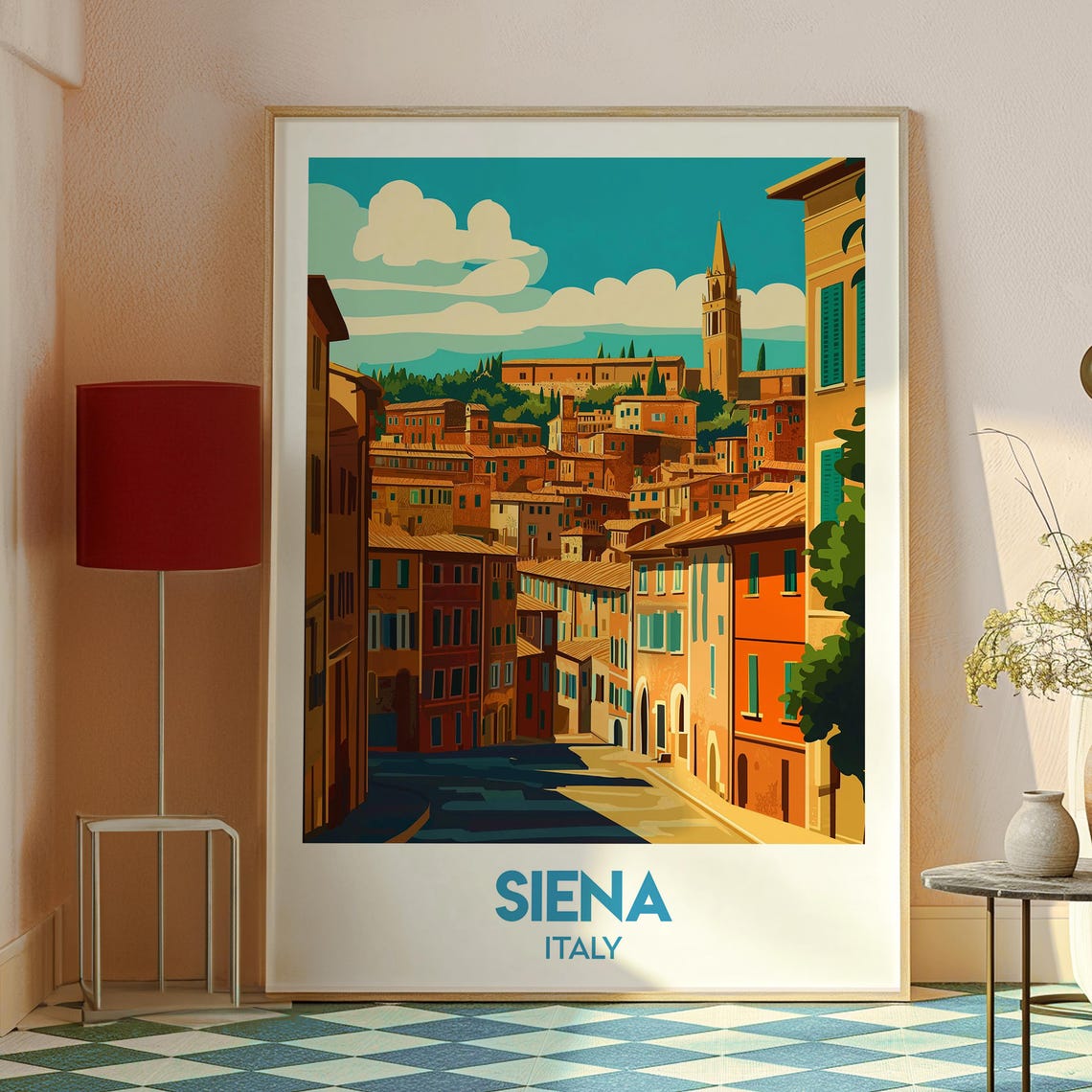 Siena Print Siena Wall Art Italy Poster Italy Travel Wall Art Siena Travel Poster Italy Art Italian Art Siena Italy Poster