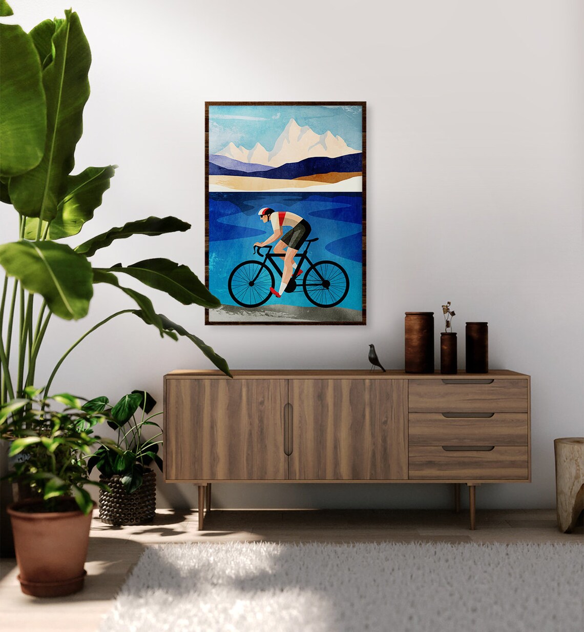 Cycling Art Print for Living Room or Office - Image 3