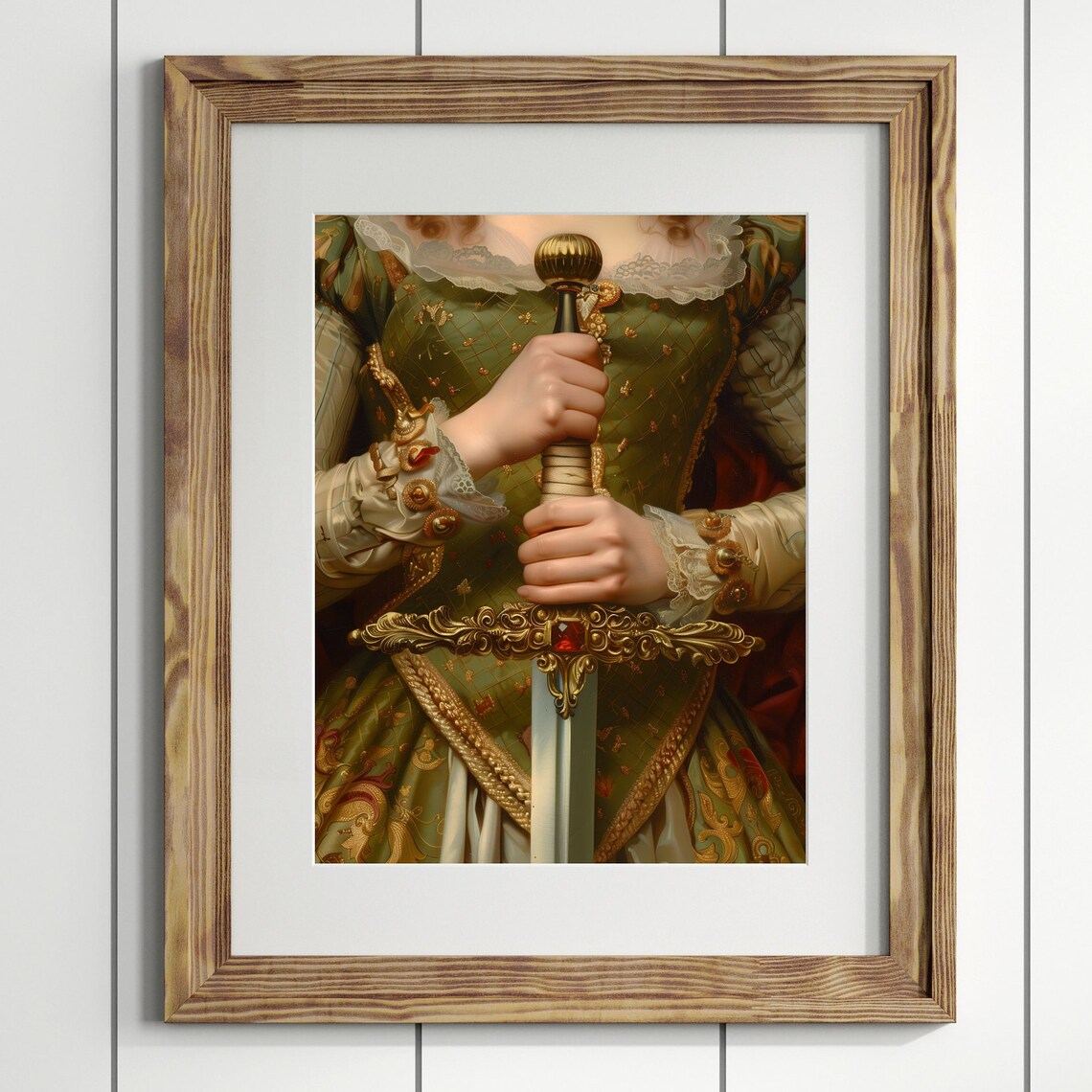 Victorian Sword Print, Dark Academia Wall Art - Image 2