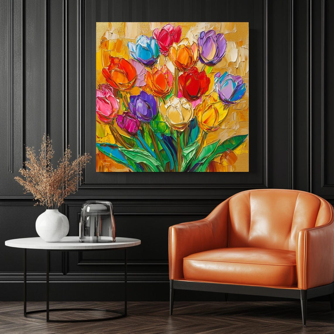 Tulip Print Poster, Botanical Wall Art Print - Image 3