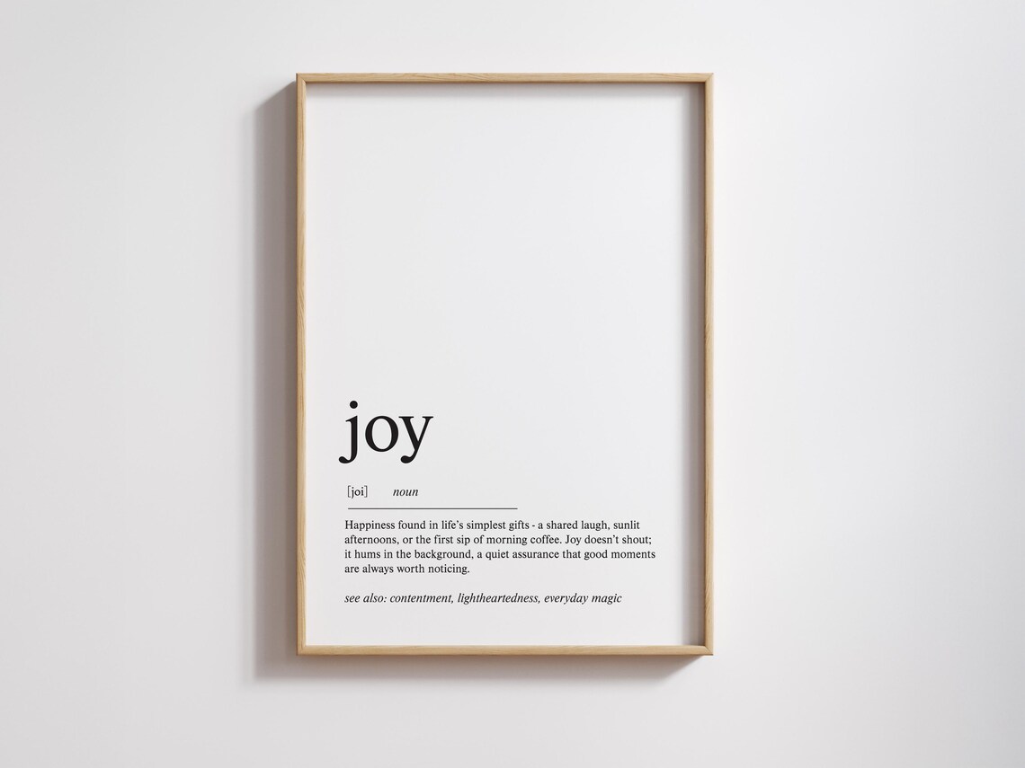 Joy Definition, Modern Scandinavian Home Decor
