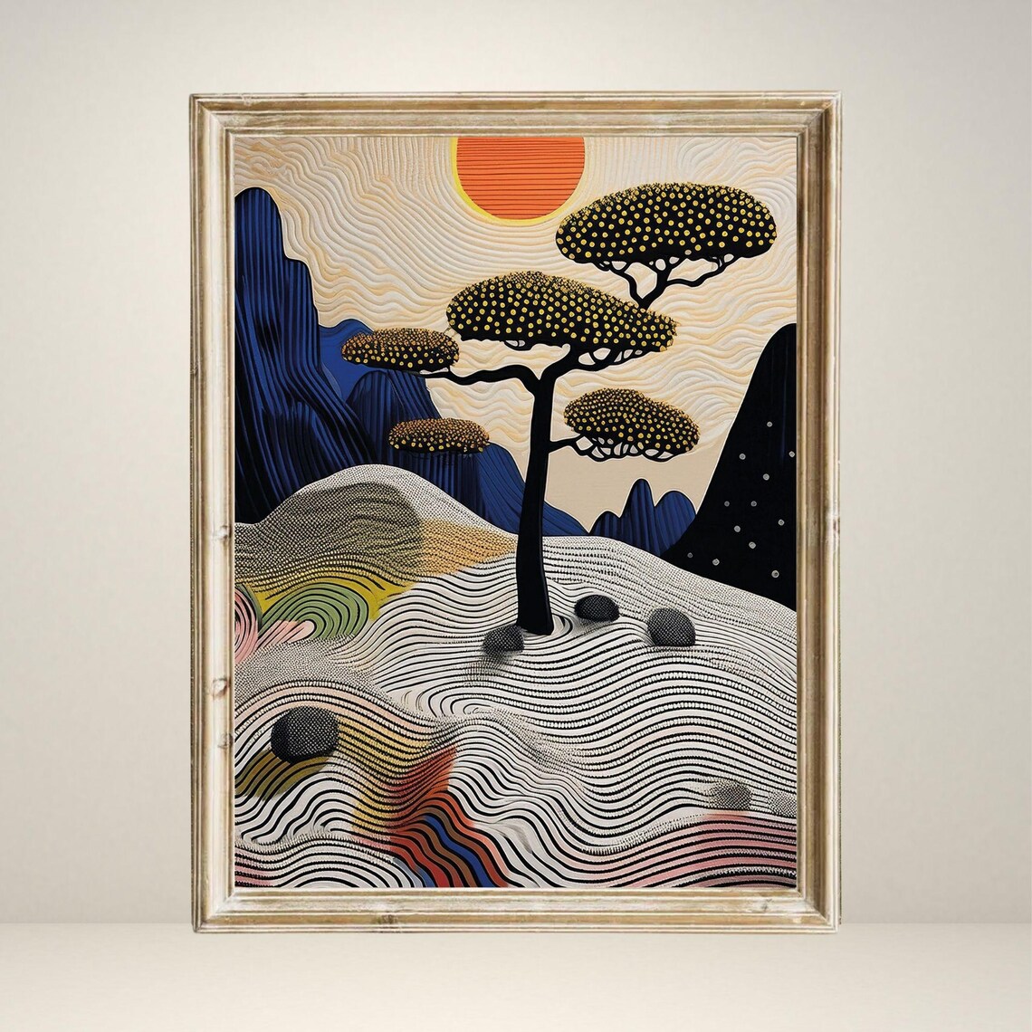 Abstract Landscape, Modern Nature Art Print - Image 2