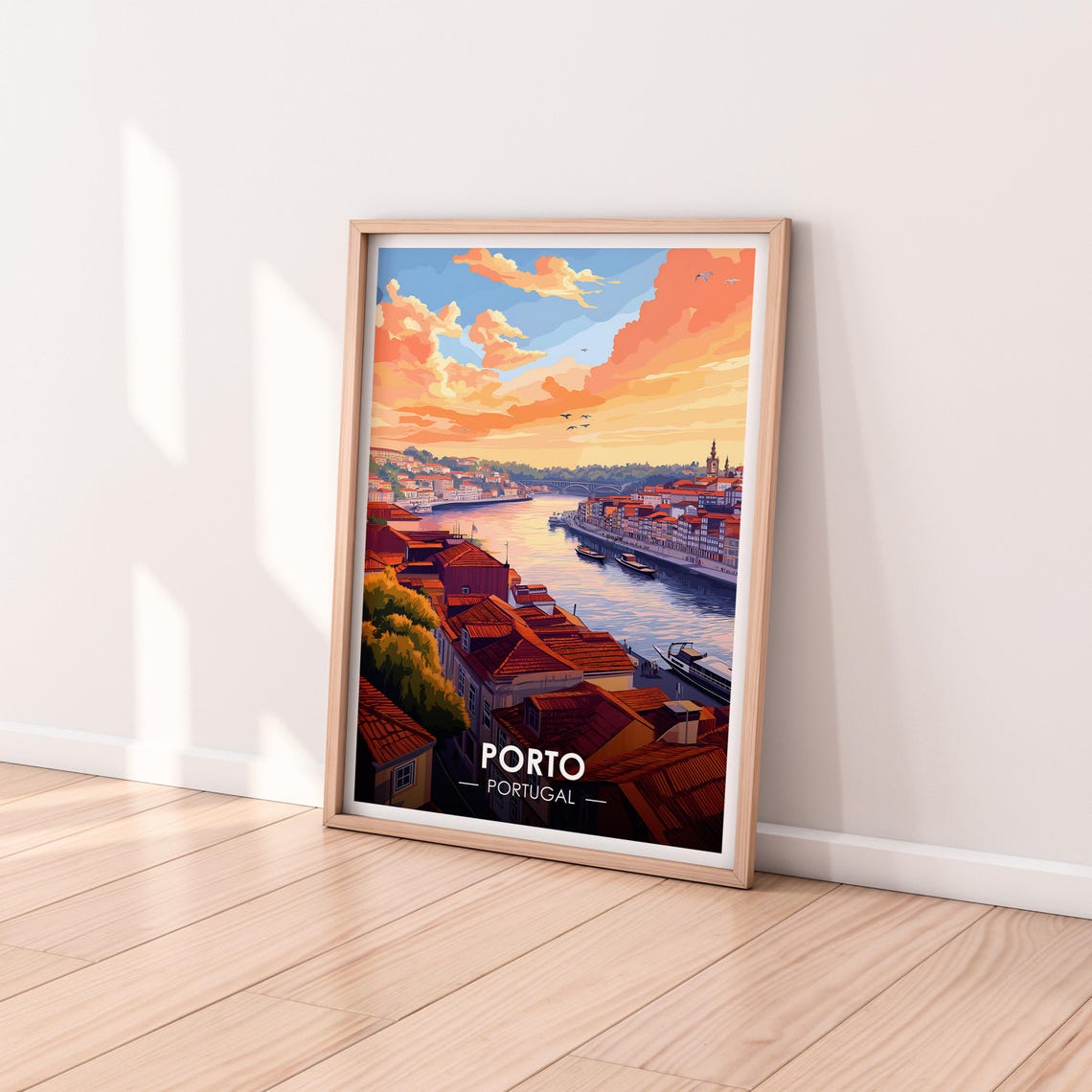 Porto Poster Porto Wat Wall Art Portugal Poster Porto Premium Print Portugal Print Porto Poster Home Dcor - Image 2