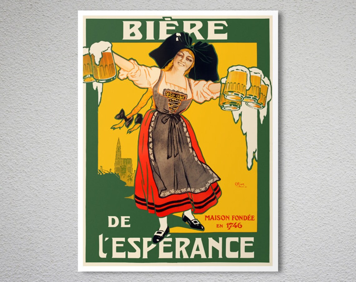 Biere De Lesperance Vintage Fooddrink Poster Print - Image 2