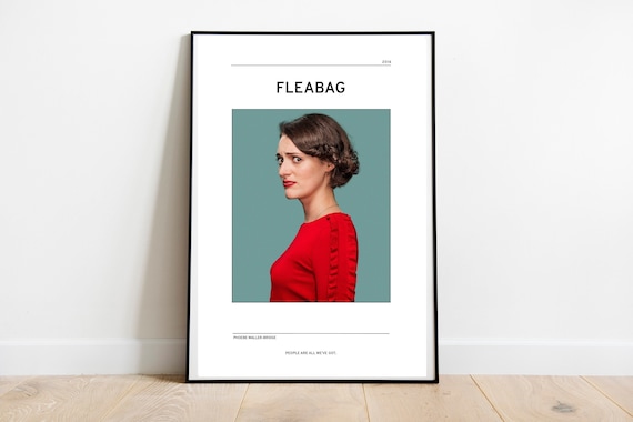 Fleabag Inspired Poster, Phoebe Waller-Bridge