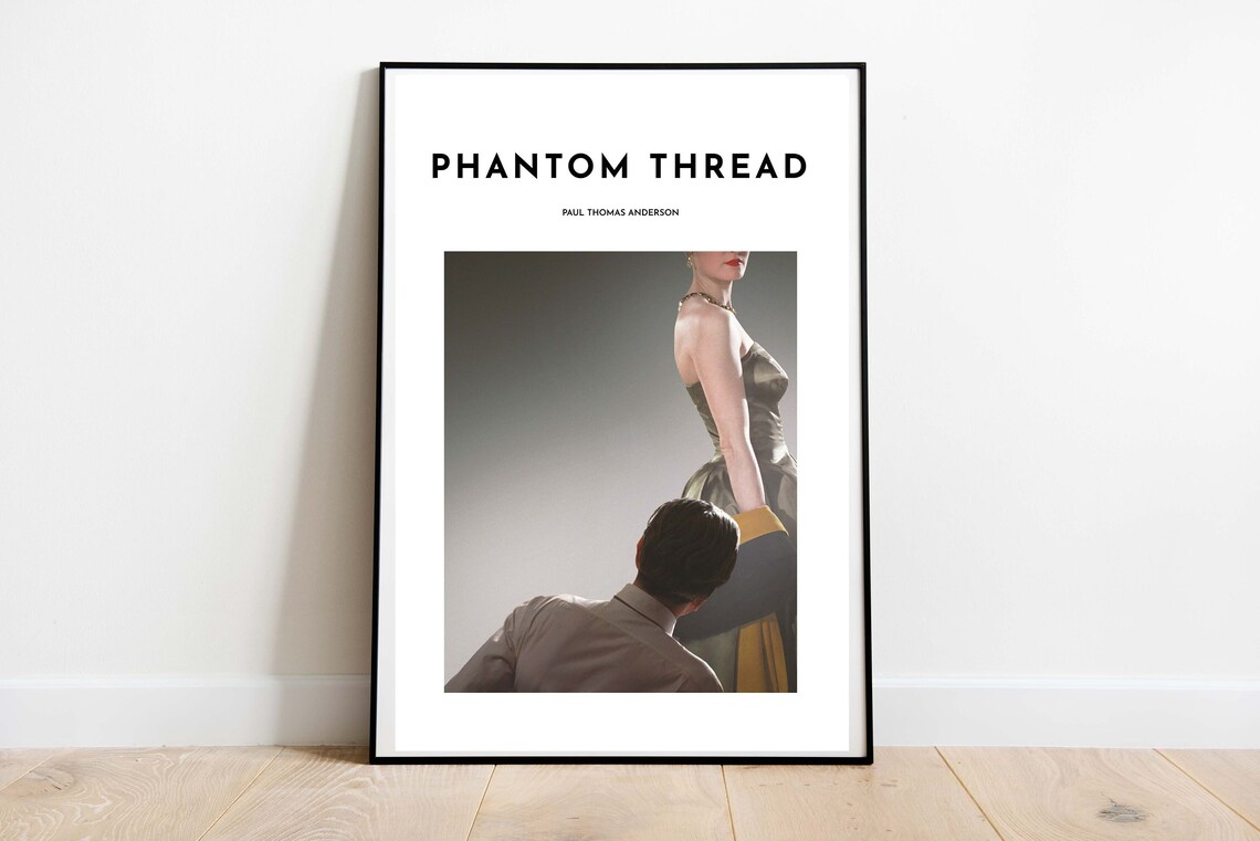 Phantom Thread Inspired Art Print, Movie Poster