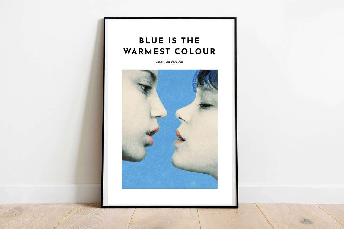 Blue Is The Warmest Colour Inspired French Movie Poster