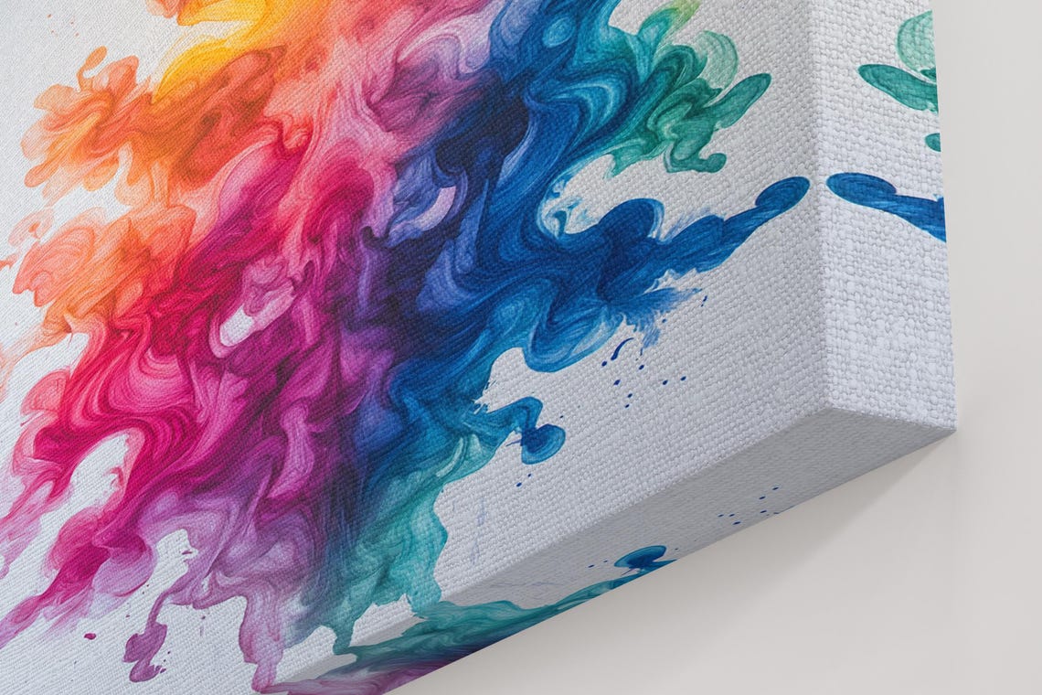 Color Burst Skull Art Print - Image 5