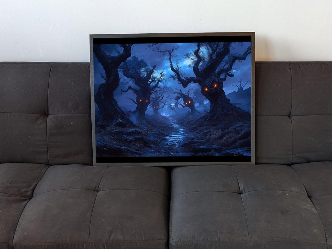 The Haunting Grove - Modern Art Print - Image 4